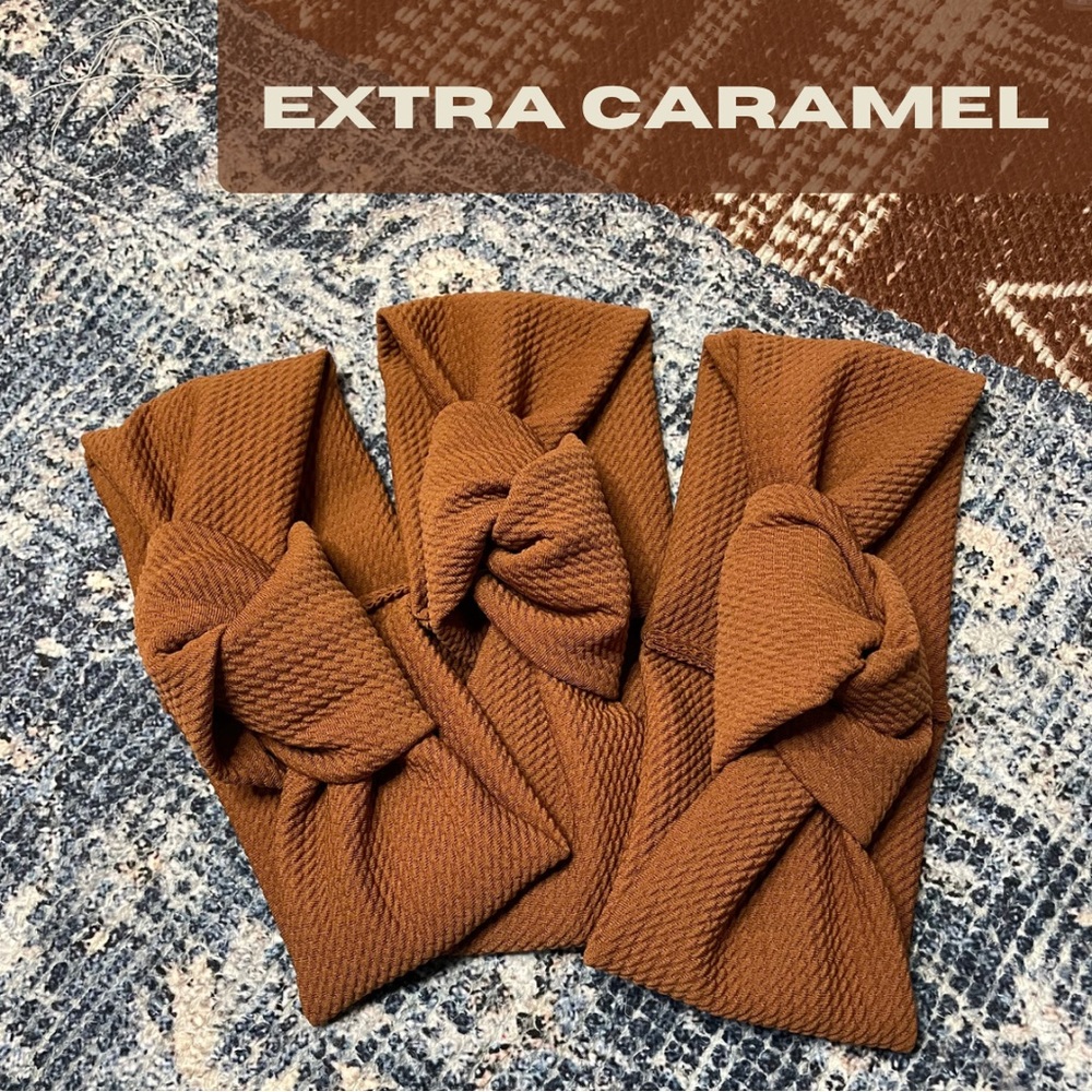 ‘Extra caramel’ headband